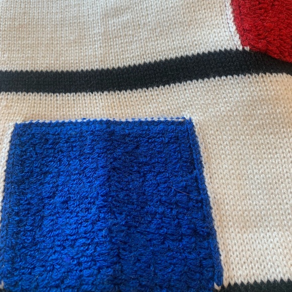 Vintage 80's Sweater Dress in Mod Style Mondrian - Picture 5 of 5